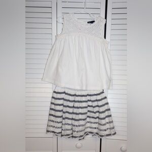 GAP White and Gray Kids Matching Set